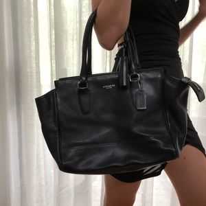 Coach purse with fringe accessory